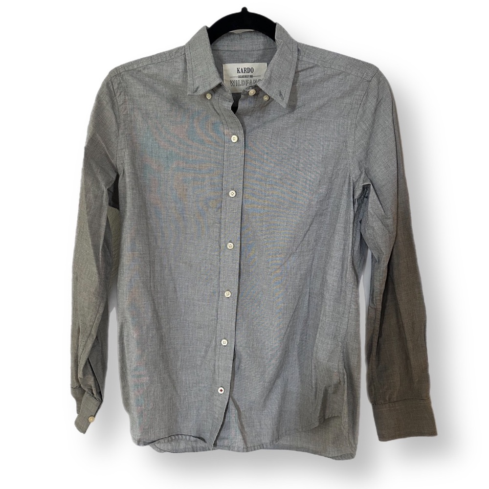 Kardo Gray Button Down